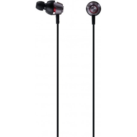 Headphones PANASONIC drops360°LUXE Premium In-Ear Stereo Headphones RP-HJX20-K (Black and Silver) Powerful Bass, with Travel Case