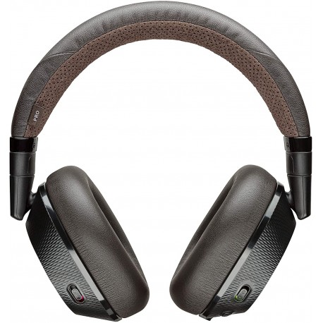 Headphones Plantronics Poly (Plantronics + Polycom) BackBeat PRO 2 Headphones - Wireless Noise Cancelling Black Tan, and Tan