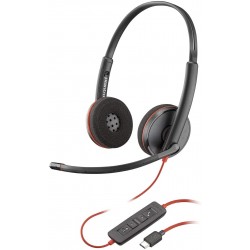Headphones Plantronics Blackwire 3220 USB-C Headset, On-Ear Mono Wired