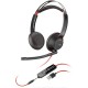 Headphones Plantronics - Blackwire C5220 Wired, Dual-Ear (Stereo) Headset with Boom Mic USB-A, 3.5 mm to connect your PC, Mac, Tablet and/or Cell Phone