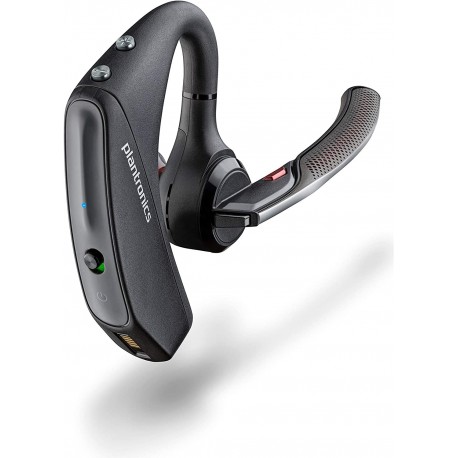 Headphones Plantronics - Voyager 5200 (Poly) Bluetooth Over-the-Ear (Monaural) Headset Compatible to connect Cell Phones Noise Canceling