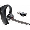 Headphones Plantronics - Voyager 5200 UC (Poly) Bluetooth Single-Ear (Monaural) Headset USB-A Compatible to connect your PC and/or Mac Works with Teams