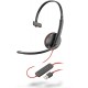 Headphones Plantronics - Blackwire 3210 Wired, Single Ear (Monaural) Headset with Boom Mic USB-A to connect your PC and/or Mac
