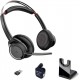 Headphones GTW Voyager Focus UC B825 Bluetooth Headphones with Microphone 202652-01-BC, USB Dongle, Smartphones, PC, MAC, Tablet - Zoom, Teams, Skype,