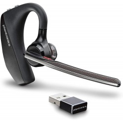 Headphones Plantronics - Voyager 5200 UC (Poly) Bluetooth Single-Ear (Monaural) Headset Compatible to connect your PC and/or Mac Works with Teams, Zoom
