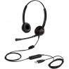 Headphones USB Headset with Microphone Noise Cancelling and Volume Controls, Computer PC Headphone Voice Recognition Mic for Dragon Teams Zoom Skype Ly