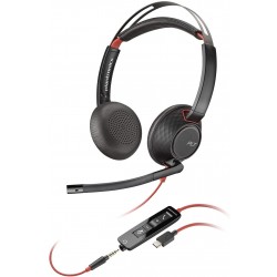 Headphones Plantronics Blackwire 5220 USB-C Headset, On-Ear Mono Wired