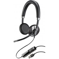 Headphones Plantronics 202581-01 Wired Headset, Silver/Black