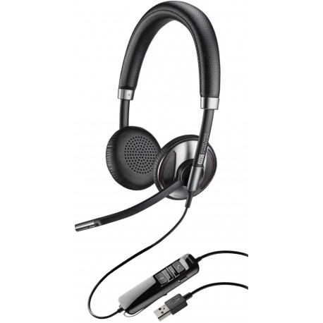 Headphones Plantronics 202581-01 Wired Headset, Silver/Black