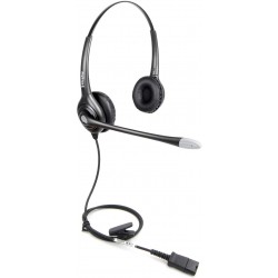 Headphones Plantronics VoiceJoy Binaural Headset with Noise Cancelling Microphone QD (Quick Disconnect),Compatible and Quick Disconnect Connector