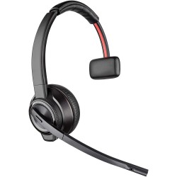 Headphones Plantronics - Savi 8210 Office Wireless DECT Single-Ear (Monaural) Headset Connects to Deskphone, PC and/or Mac Works with Teams, Zoom & mor