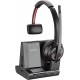 Headphones Plantronics Savi 8200 Series Wireless Dect Headset System, Black