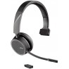 Headphones Plantronics - Voyager 4210 UC USB-C (Poly) Bluetooth Single-Ear (Monaural) Headset Connect to PC, Mac, & Desk Phone Noise Canceling Works wi