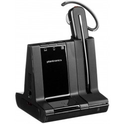Headphones Plantronics - Savi 8240 Office-Wireless DECT Single In-Ear(Mono) Headset-Convertible (3 wearing styles)-Noise Cancelling Mic-Connects to Des