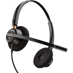 Headphones Plantronics 89434-01 Wired Headset, Black
