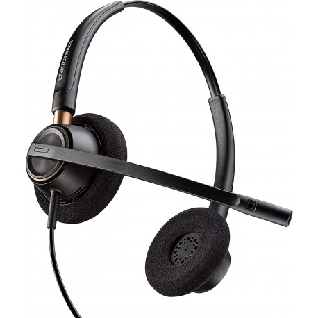 Headphones Plantronics 89434-01 Wired Headset, Black