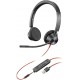 Headphones Plantronics Poly Blackwire 3325 Microsoft USB-A & 3.5mm Wired Headset - 214016-101