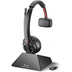 Audifonos Plantronics Savi 8210 UC, S8210 C USB-A, D200 OTH, Mono, DECT 6.0, NA, 209213-01