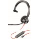 Headphones Plantronics Blackwire 3310 USB-C Headset, Black (213929-01)