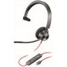 Headphones Plantronics Blackwire 3310 USB-C Headset, Black (213929-01)