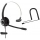 Headphones Compatible Grandstream Yealink Snom RJ9 Phone Headset Noise Cancelling Headphones HD Voice Plus 3.5mm Connector (Monaural)