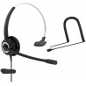 Headphones Compatible Grandstream Yealink Snom RJ9 Phone Headset Noise Cancelling Headphones HD Voice Plus 3.5mm Connector (Monaural)