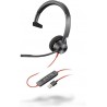 Headphones Poly Blackwire 3310 USB-A MS Monaural Headset