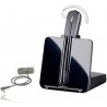 Headphones Plantronics NEC Phone Compatible CS540 Wireless Headset Bundle Phones : DSX 34 Button Series 2 or Higher Full-Duplex Backlit Super Display