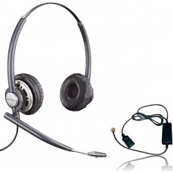 Audifonos Plantronics Nortel Compatible EncorePro 720 HW720 Noise Canceling VoIP Direct Connect Headset Bundle - i2002 (NTDU91), i2004 (NTDU92), i2007