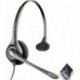 Headphones Plantronics H251H SupraPlus Wideband Monaural Headset (87128-01) Essential Bundle