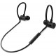 Headphones in Ear Wireless Bluetooth Headphones - Waterproof Black Cordless Sports Earbuds Headset Earphones, Buds w/Microphone for Audio Video Running