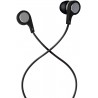 Headphones Maxell 199621 Soft Silicone Rubber Ear Tip Comfortable Extended Listening Copper Coil for Heavy Bass In-Ear Bud With Microphone, Black