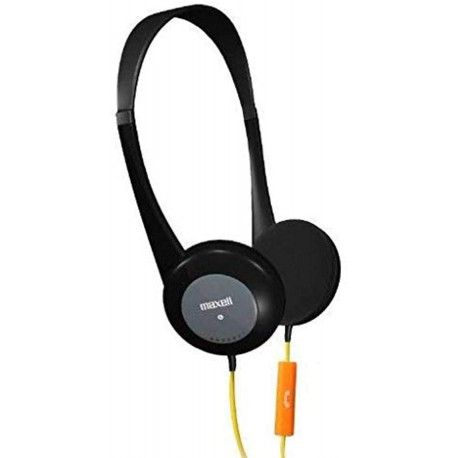 Headphones Maxell 195004 Action Kids Headphone with Microphone Black