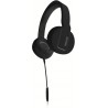 Headphones Maxell 290103 Comfort Fit Solids Headphones with Tangle-Free Flat Cable and In-Line Microphone - Black
