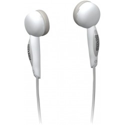 Headphones Maxell 190568 EB125 Digital Stereo Binaural Ear Buds for Portable Music Players