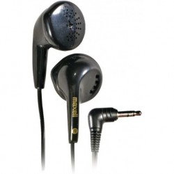Headphones Maxell 190560 - EB95 Dynamic Earbuds Black
