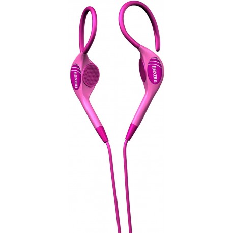 Headphones Maxell EH-130P Stereo Line Ear Hooks, Pink