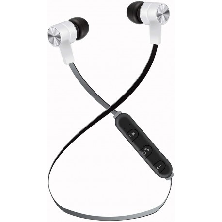 Headphones Maxell 199746, Bass 13 Wireless Earbuds with Microphone - White