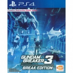 Video Game PS4 Gundam Breaker 3 Break Edition (English Subtitle) for Playstation 4