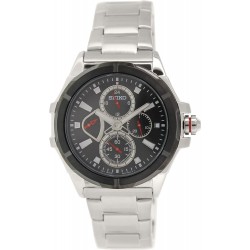 Watch Seiko SRL035 Lord GMT Multi-Function Black Dial Stainl