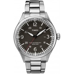 Watch Timex TW2R38700 Waterbury Quartz Movement Black Dial H
