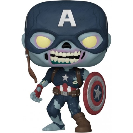 Marvel What If: Zombie Captain America POP Vinyl Bobble-Head by Funko