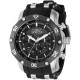 Invicta Men's Pro Diver Stainless Steel Quartz Watch with Silicone Strap, Black, 26 (Model: 37716)