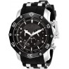 Invicta Men's Pro Diver Stainless Steel Quartz Watch with Silicone Strap, Black, 26 (Model: 28753)
