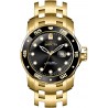 Invicta Men's Pro Diver Quartz Watch with Stainless Steel Strap, Gold, 26 (Model: 39085)