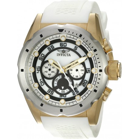 Invicta Men's 20308SYB Speedway Analog Display Quartz White Watch