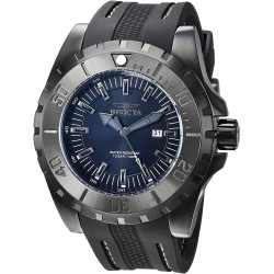 Invicta Men's Pro Diver Stainless Steel Quartz Watch with Polyurethane Strap, Black, 26 (Model: 23734)