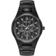 Bulova Men's Classic Quartz Dress Watch with Stainless Steel Strap, Black, 25 (Model: 98C129)