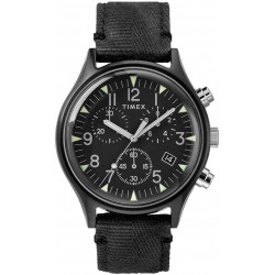 Watch Timex TW2R68700 MK1 Steel Chronograph 42 mm Black Dial