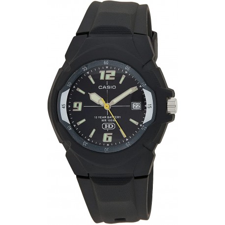 CASIO Men's MW600F-2AV Sport Watch with Black Resin Band